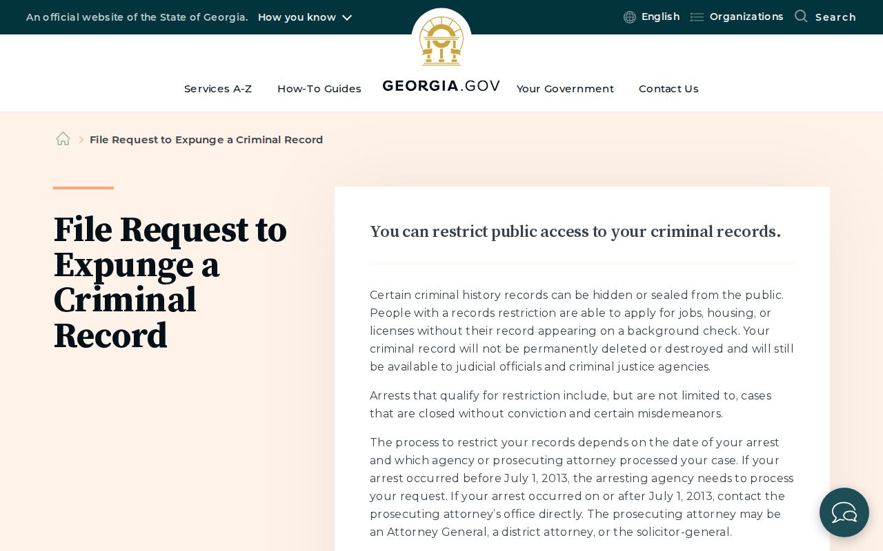 Taliaferro County arrest restriction workflow